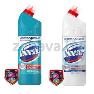 Средство чистящее Domestos, ультрабелый/свежесть Атлантики, 750 мл
