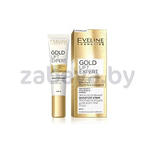 Крем для век Eveline Gold lift expert против морщин, 15 мл