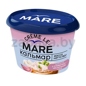 Кальмар рубл. Creme le Mare в сливочно-чесн. соусе, 150 г
