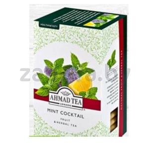 Чай Ahmad, зеленый, Spring, лимон-мята, 25 пак.