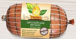 Ветчина «Европейская», вар., рубл., в/с, 500 г, Витебская БПФ