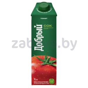 Сок «Добрый», томатный, 1 л