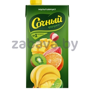 Нектар «Сочный фрукт», мультифрукт, 1,95 л