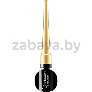 Подводка для глаз водостойкая Eveline Celebrities Eyeliner, 3 мл