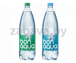 Вода питьевая Bonaqua, негаз./среднегаз., 2 л