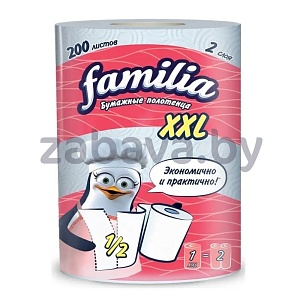 Полотенца бумажные Familia XXL, 2 сл., 1 рул.