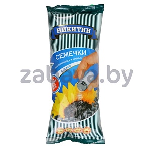 Семечки подсолнечника «Никитин», жар., с солью, 200 г