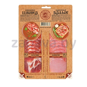Продукт с/к «Мясная история», шейка и балык, 50+50 г