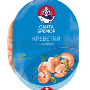 Мясо креветки в заливке «Санта Бремор», 180 г