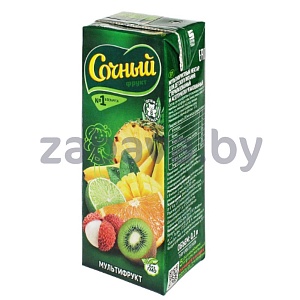 Нектар/сок «Сочный фрукт», 200 мл, в ассорт.