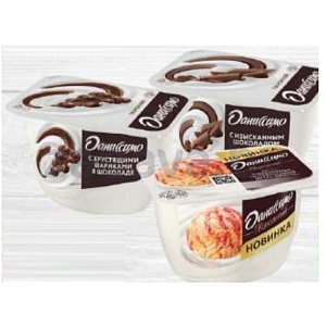 Продукт творожный «Даниссимо», 130 г, в ассорт.