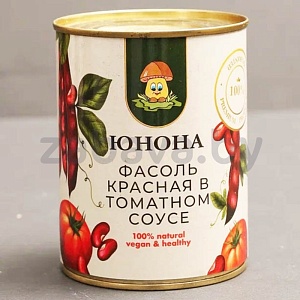 Фасоль «Юнона», консерв., красная, в т/с, 360 г
