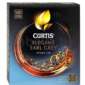 Чай черный Curtis Elegant Earl Grey, 100 пак.