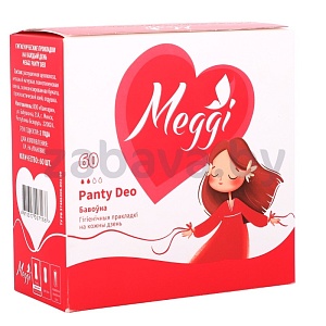 Прокладки ежедневные Meggi Panty Deo, 60 шт.