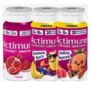 Продукт Actimuno, 1,5%, 95 г, в ассорт.