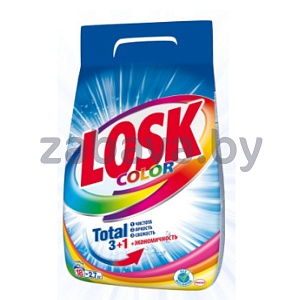 Стиральный порошок «Лоск» Color, 2,7 кг, в ассорт.