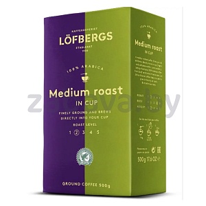 Кофе Lofbergs Medium Roast in Cup, мол., 500 г