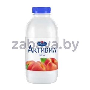 Бионапиток к/м «Активил», 2%, 500 г, персик или лесные ягоды