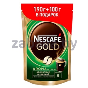 Кофе растворимый Nescafe Gold Aroma Intenso, 290 г