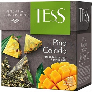 Чай Tess Pina Colada, 20 пакетиков, 36 г