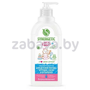 Средство для мытья посуды Synergetic, 500 мл, в ассорт.