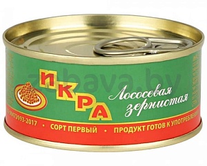 Икра лососевая «Путина», зернистая, соленая, 95 г