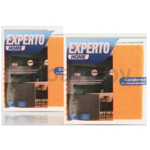 Салфетка универсальная Experto из микрофибры, 30×30 см, 2 шт.