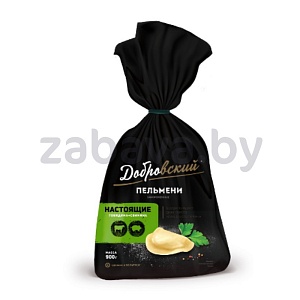 Пельмени «Добровский», отборные, зам., свинина-гов., 900 г