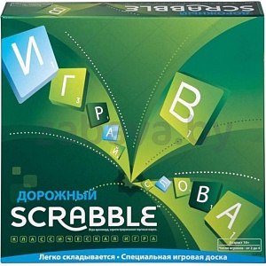 Игра Scrabble, дорожный Mattel Games