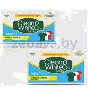 Мыло хозяйств. Duru, Clean And White, универс., 2×120 г