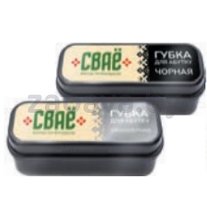 Губка для обуви «Сваё», черная/бесцветная