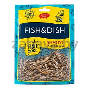Анчоус Fish&Dish, сушено-вяленый, 40 г