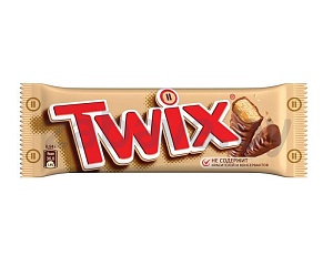 Батончик шоколадный с печеньем Twix, 55 г