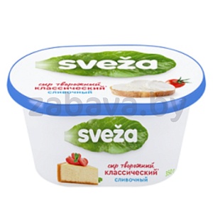 Сыр творожный Sveza, классический сливочный, 350 г