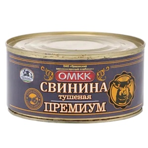 Консервы мясные «Свинина тушеная премиум», «Оршанский» МКК, 325 г