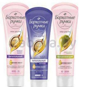 Крем для рук и ногтей «Бархатные ручки», 80 мл, в ассорт.