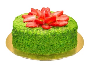 Торт со шпинатом и клубникой, 1 кг
