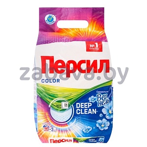 Порошок стиральный Persil Color, свежесть от Vernel для цв., 3 кг