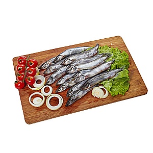 Мойва неразделанная, мороженая, 1 кг