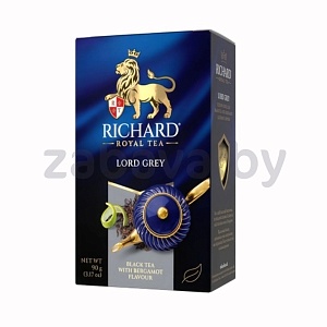Чай черный Richard Lord Grey, лимон-бергамот, 90 г