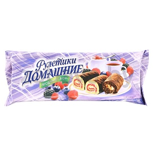 Мини-рулеты «Домашние», ягодный сбор, 150 г