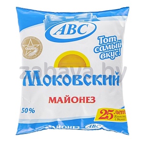 Майонез ABC «Московский», 50%, 360 г