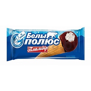 Мороженое «Белы полюс», пломбир с ароматом ванили, 70 г