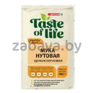 Мука нутовая Spar Taste Of Life, цельнозерновая, 500 г