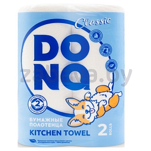 Полотенца бумажные Dona, 2 слоя, 2 рулона