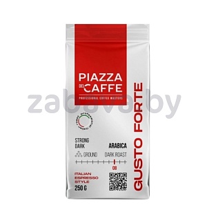 Кофе Piazza del Caffe, молотый, Gusto Forte, 250 г