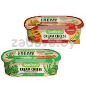 Сыр Bonfesto Cream Cheese, 65%, 140 г, в ассорт.