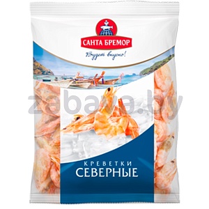 Креветки «Санта Бремор» в панцире, варено-мороженые, 500 г