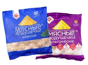 Пельмени «Мясные подушечки», 430 г, классические или боярские