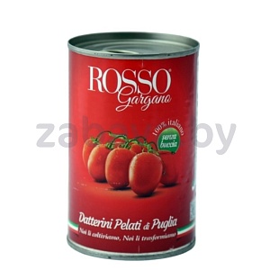 Томаты Rosso Datterini Pelati di Puglia, очищ., консерв., 400 г